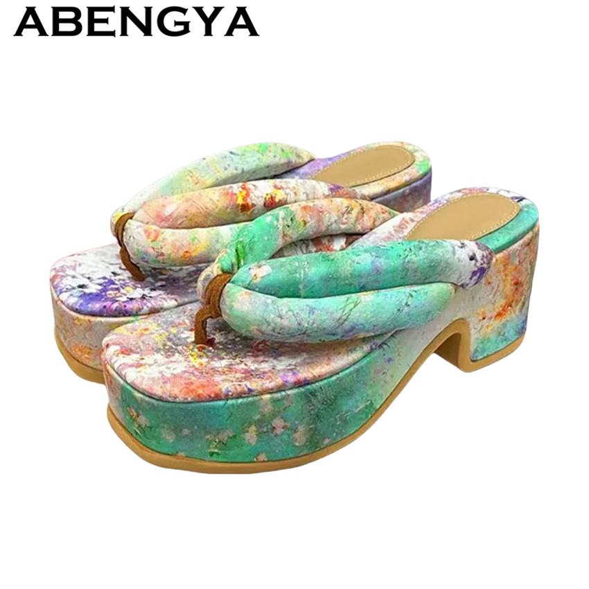 Ethnic Fashion Week - 2026 Summer New Thick Bottom Platform