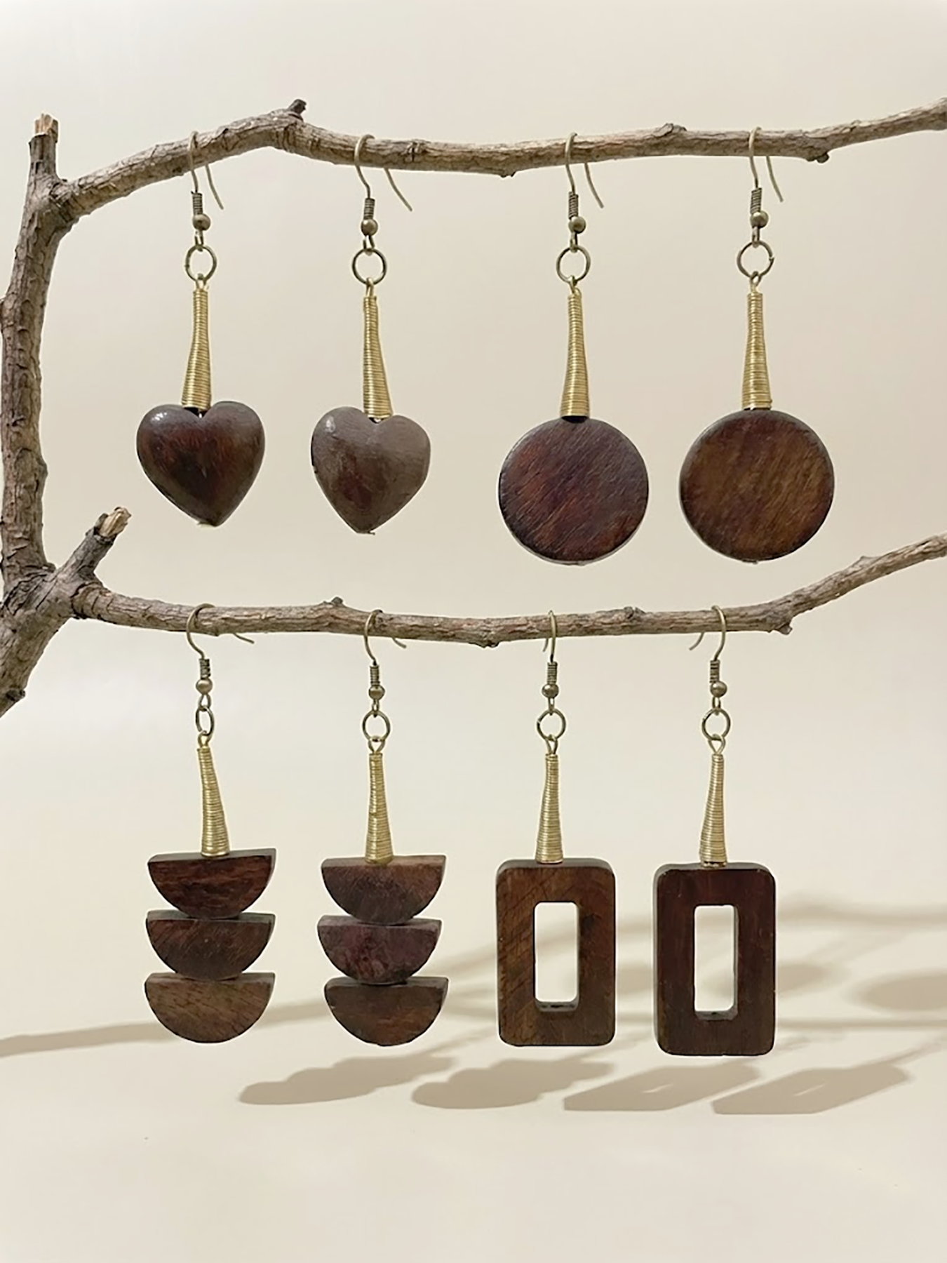 Ethnic Wear Fashion Designer - 4 Pairs/Set, Women's Fashionable Dangle Earrings,