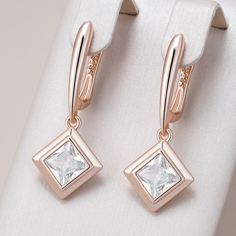 Ethnic Wear In Fashion - Kinel Hot Shiny Square Natural Zircon