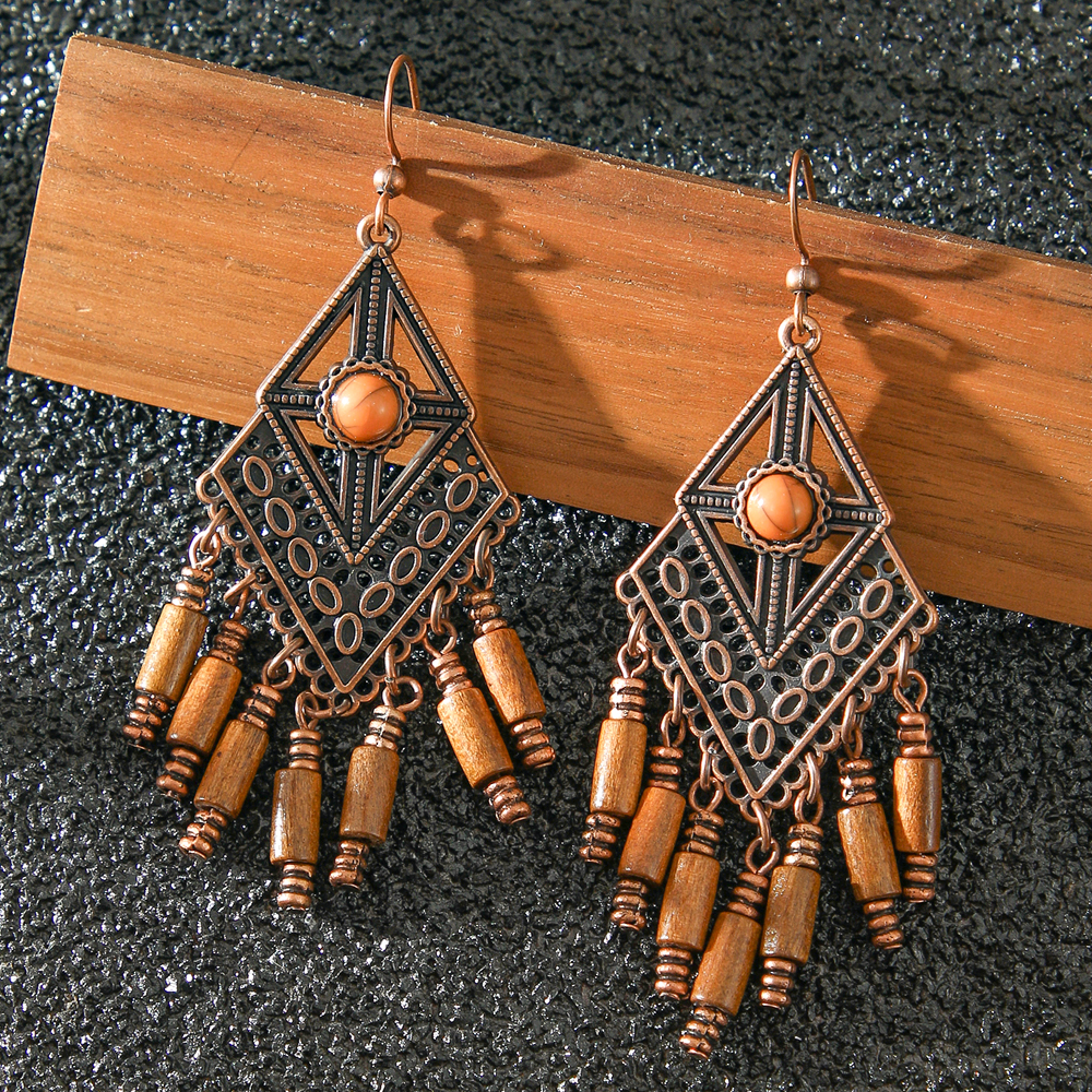 Vintage Boho Dangle Earrings E - Ethnic Wear In Fashion ulasan dan harga