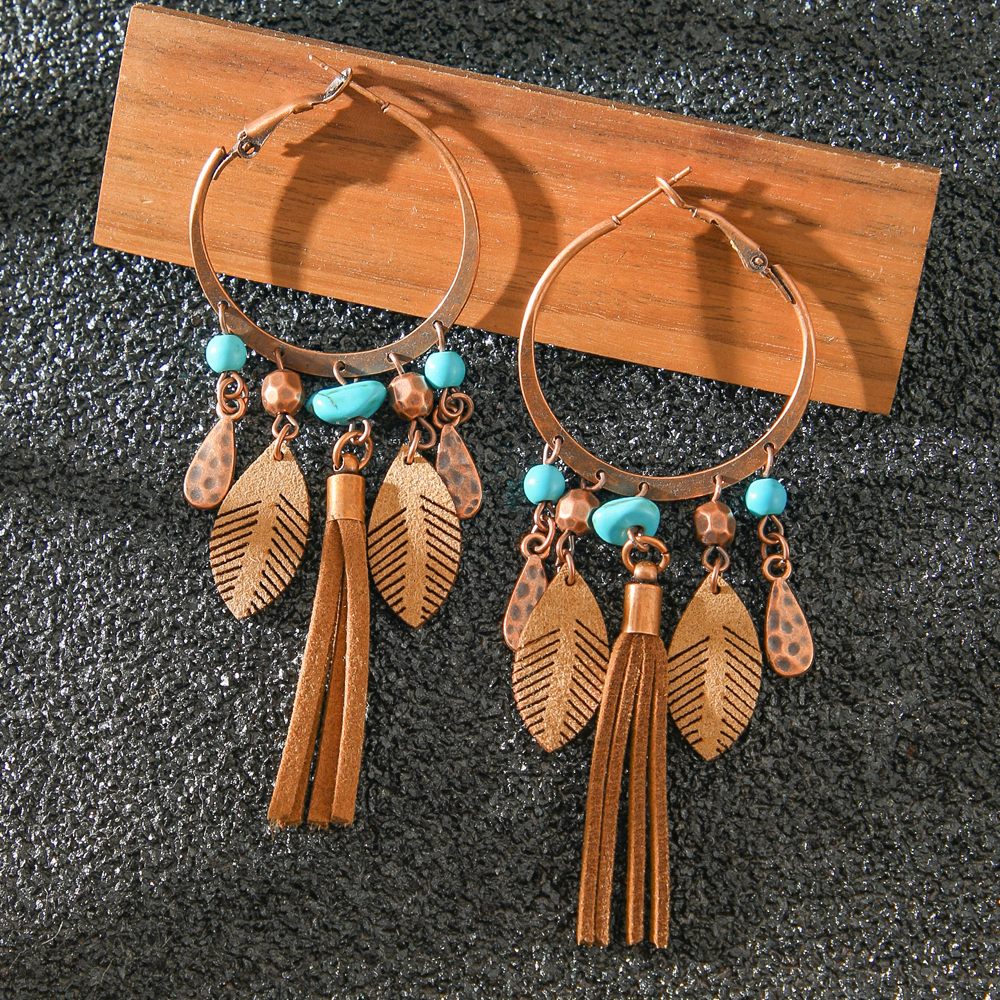 Vintage Boho Dangle Earrings E - Ethnic Wear In Fashion ulasan dan harga
