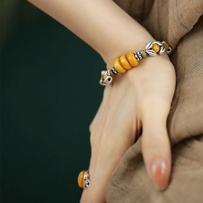 Yellow Disc Round Bead Spacer  - Ethnic Wear Fashion Designer ulasan dan harga