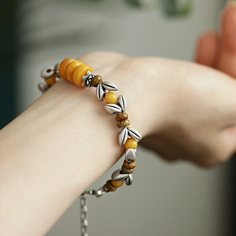 Yellow Disc Round Bead Spacer  - Ethnic Wear Fashion Designer ulasan dan harga