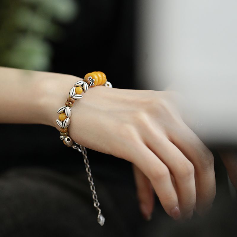 Yellow Disc Round Bead Spacer  - Ethnic Wear Fashion Designer ulasan dan harga