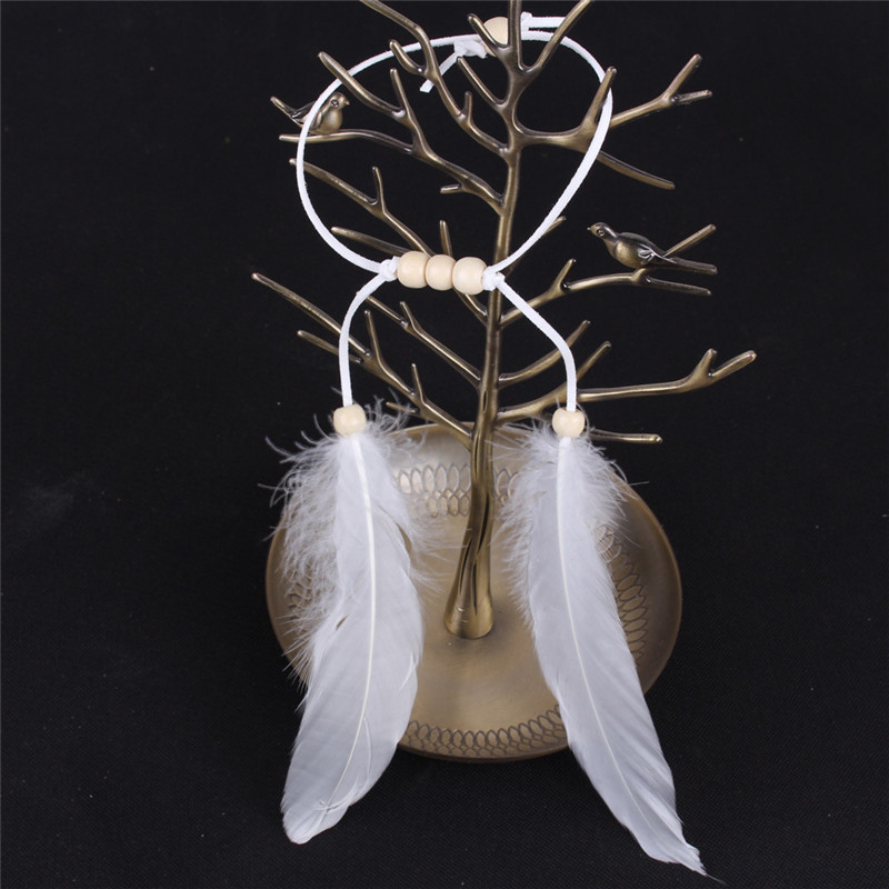 The Indian White Feather Headb - Ethnic Fashion India ulasan dan harga