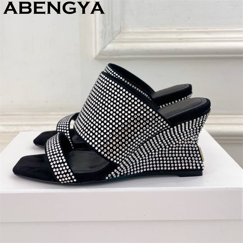 Elegant Style Rhinestone Wedge - Ethnic Fashion Week ulasan dan harga