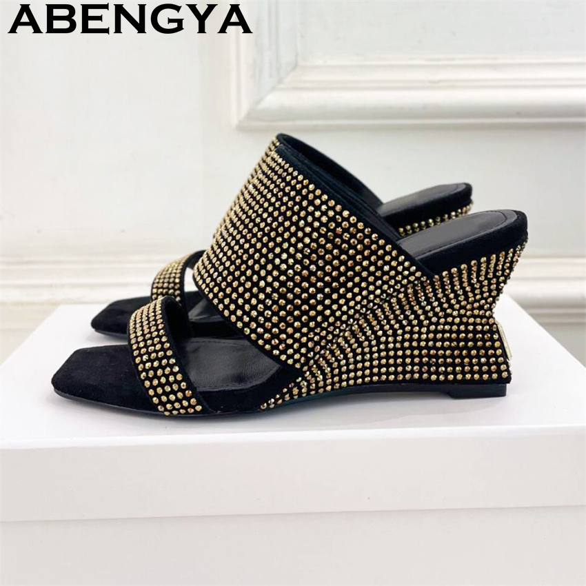Elegant Style Rhinestone Wedge - Ethnic Fashion Week ulasan dan harga