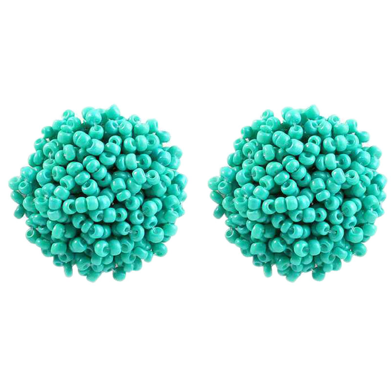 Multicolor Resin Beaded Earrin - Ethnic Wear In Fashion ulasan dan harga