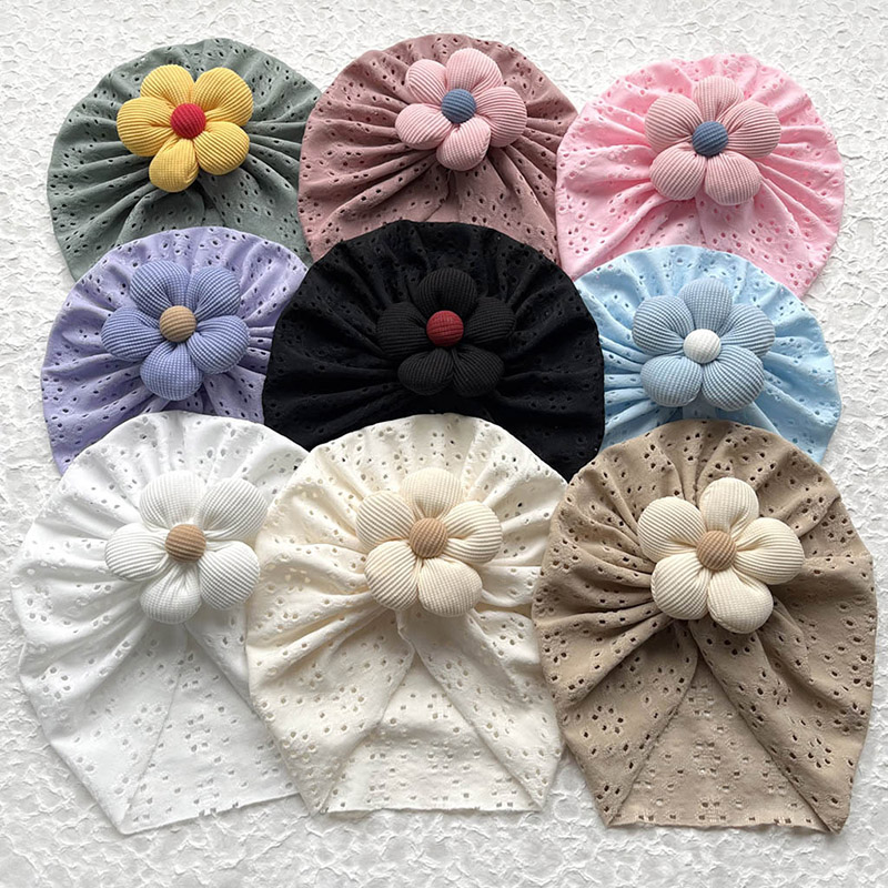 3D Flower Baby Turban Cap Summ - Ethnic Fashion India ulasan dan harga