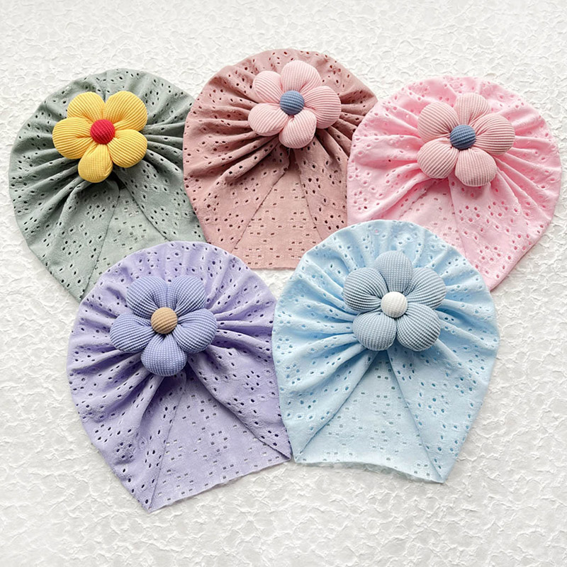 3D Flower Baby Turban Cap Summ - Ethnic Fashion India ulasan dan harga