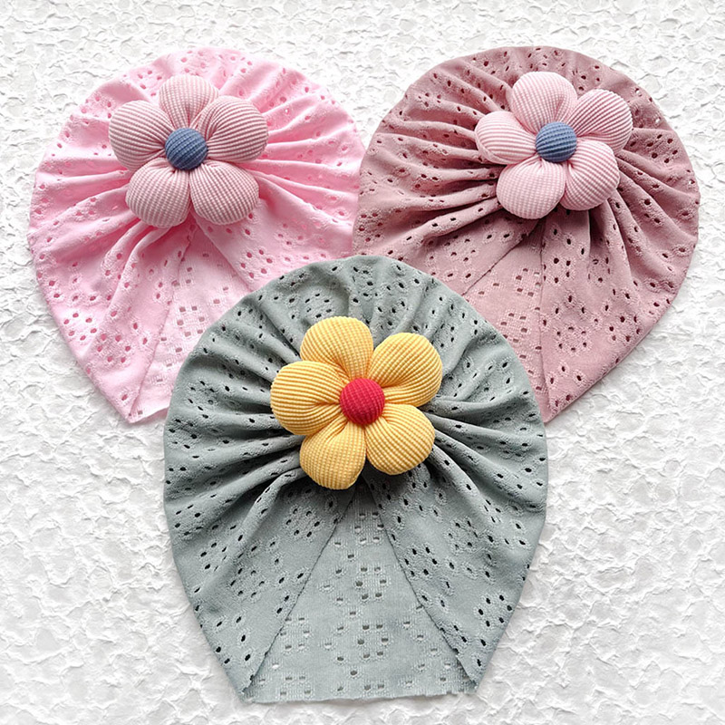 3D Flower Baby Turban Cap Summ - Ethnic Fashion India ulasan dan harga