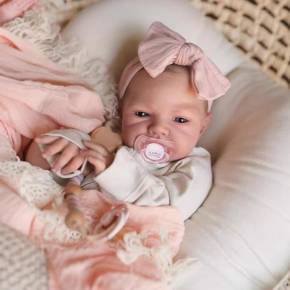 48CM Reborn Silicone Dolls Aug - Ethnic Fashion Model ulasan dan harga