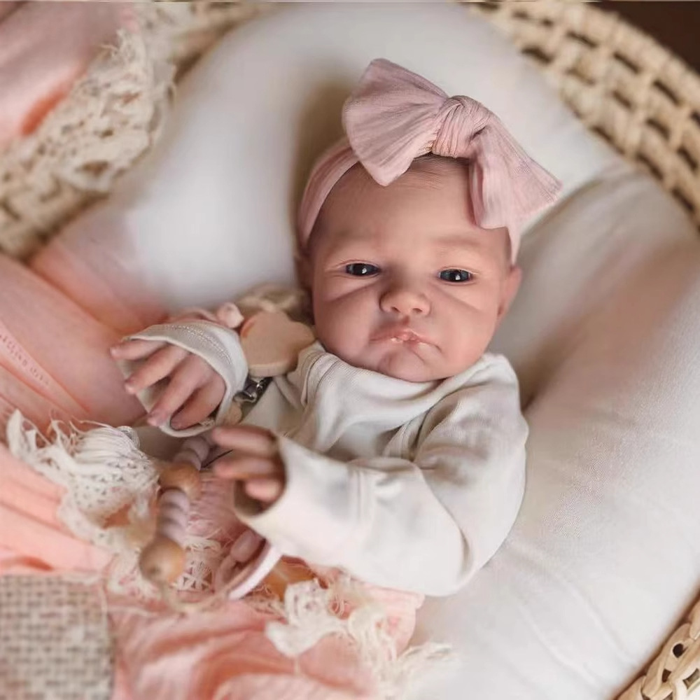 48CM Reborn Silicone Dolls Aug - Ethnic Fashion Model ulasan dan harga