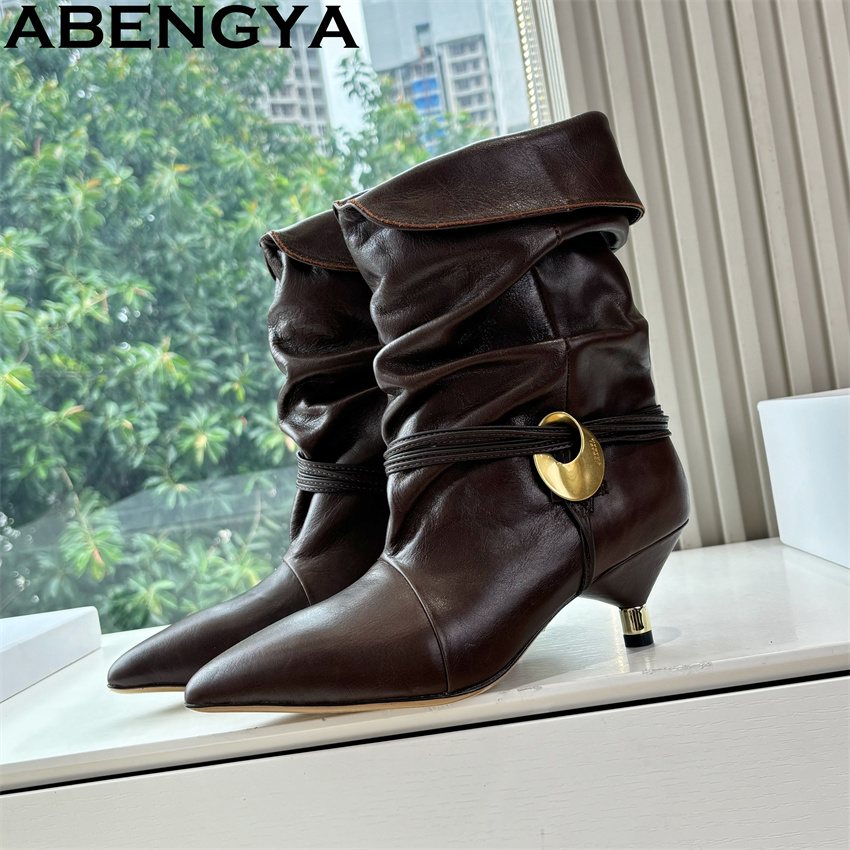 Size 35-42 Kitten Heel Ankle B - Ethnic Fashion Week ulasan dan harga
