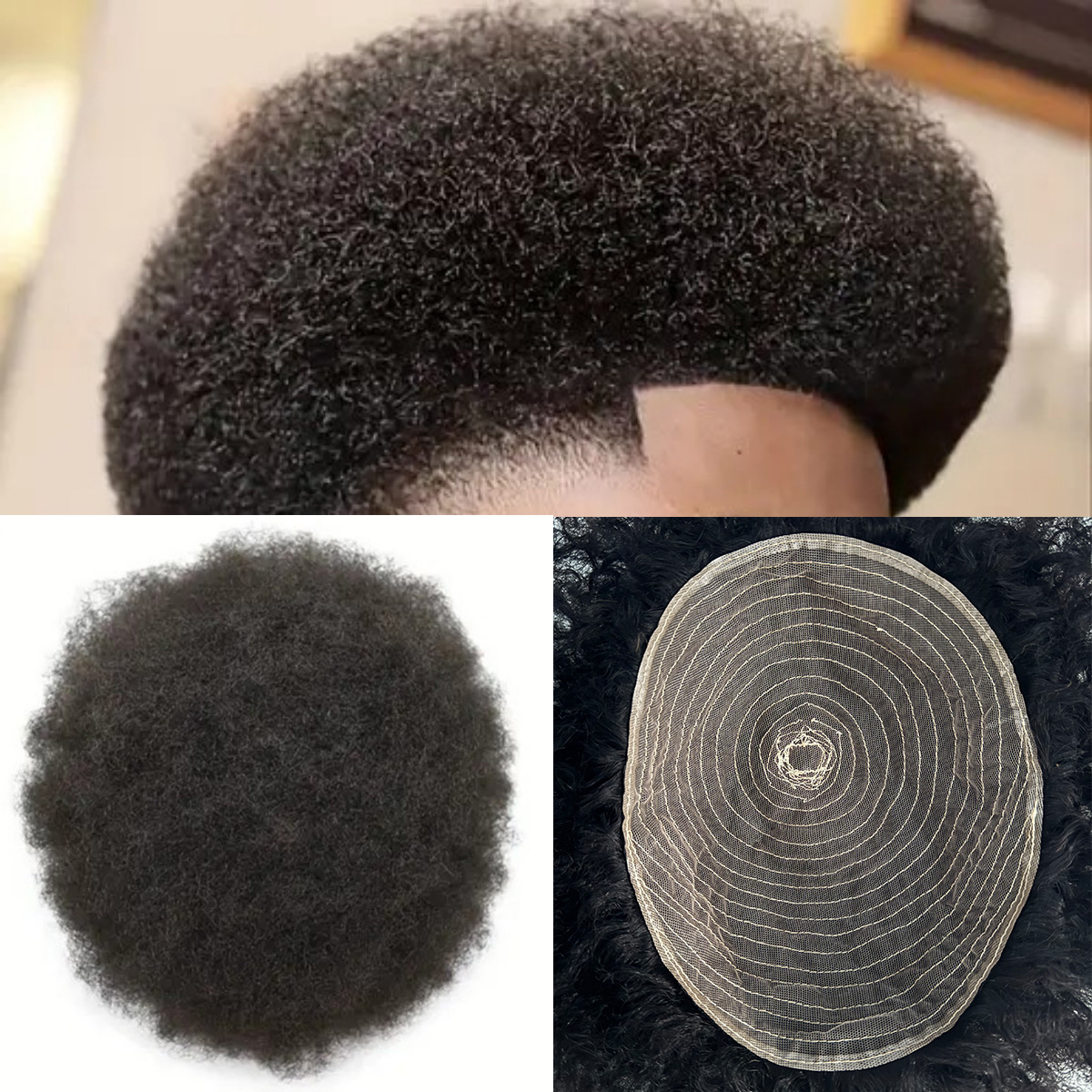 Unisex Human Hair Toupee or To - Ethnic Fashion India ulasan dan harga