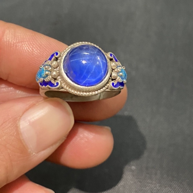 Ethnic Cloisonne Open Ring, Ex - Ethnic Wear Fashion Designer ulasan dan harga