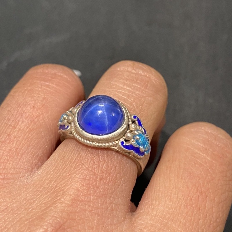 Ethnic Cloisonne Open Ring, Ex - Ethnic Wear Fashion Designer ulasan dan harga
