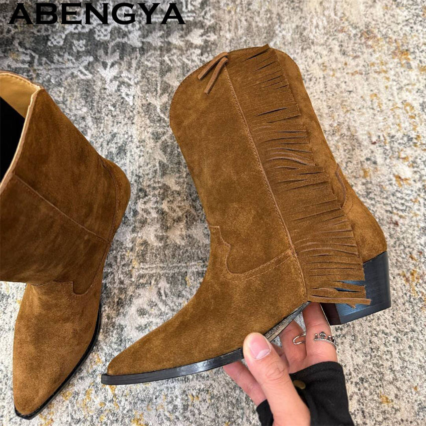 New Suede Tassels Designer Ank - Ethnic Fashion Week ulasan dan harga