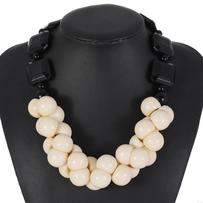  Layer Resin Beads Necklace Ha - Ethnic Wear Fashion Designer ulasan dan harga