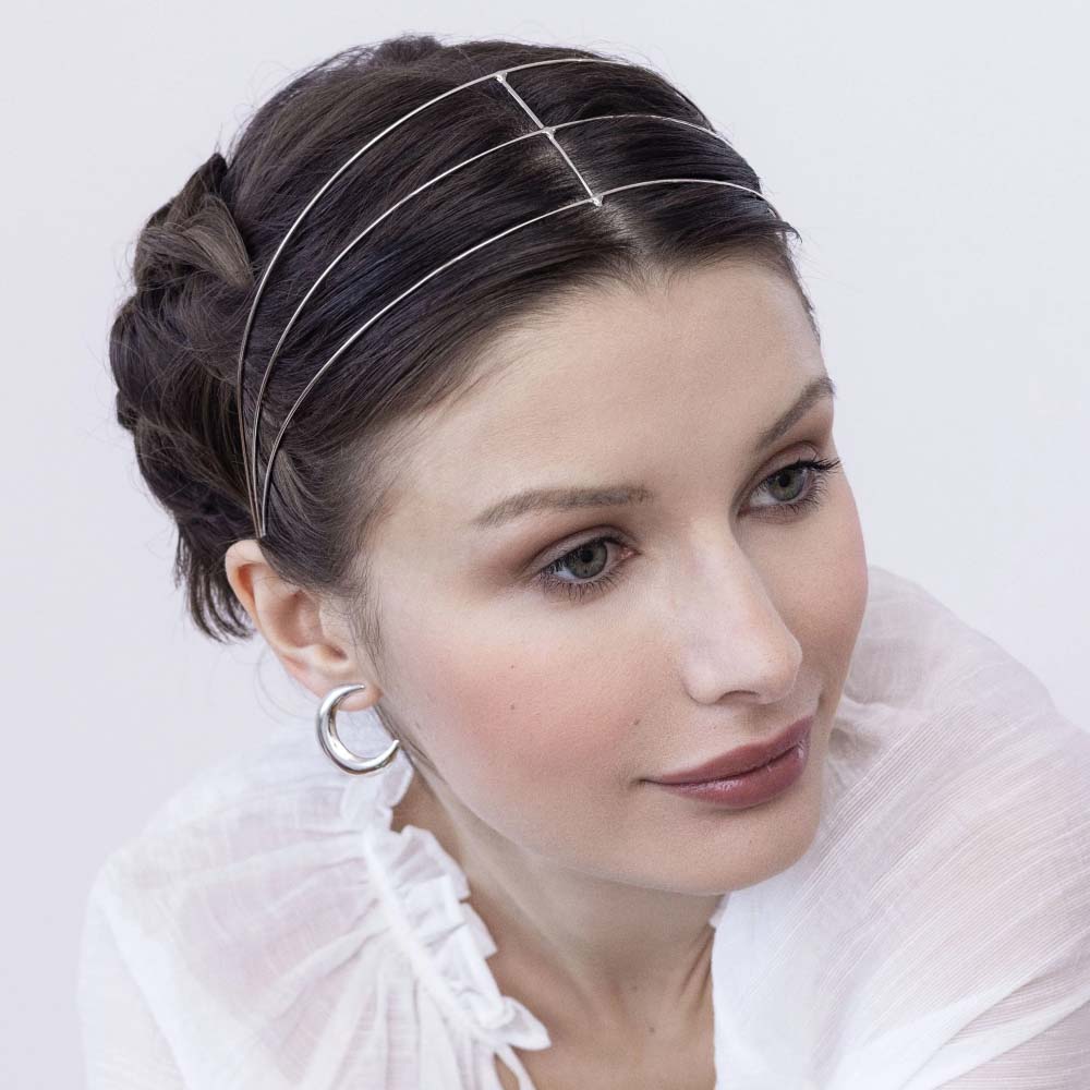 Stonefans Metal Headband Weddi - Ethnic Fashion India ulasan dan harga