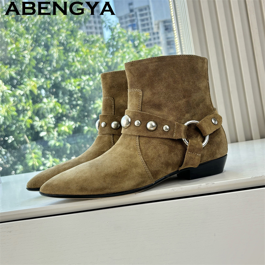 Winter Flat Ankle Boots for Wo - Ethnic Fashion Week ulasan dan harga