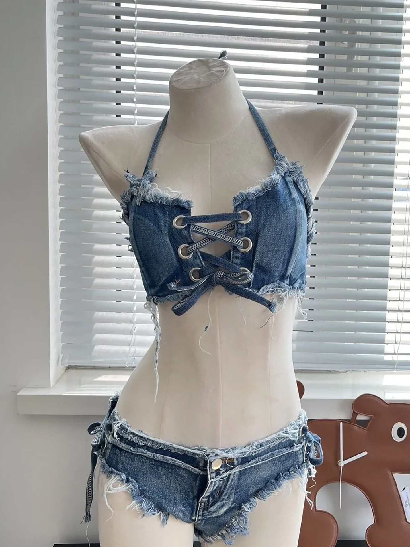 Denim Bikini Sexy Female Swims - Ethnic Clothing & Online Fashion Store Khaadi Uk ulasan dan harga