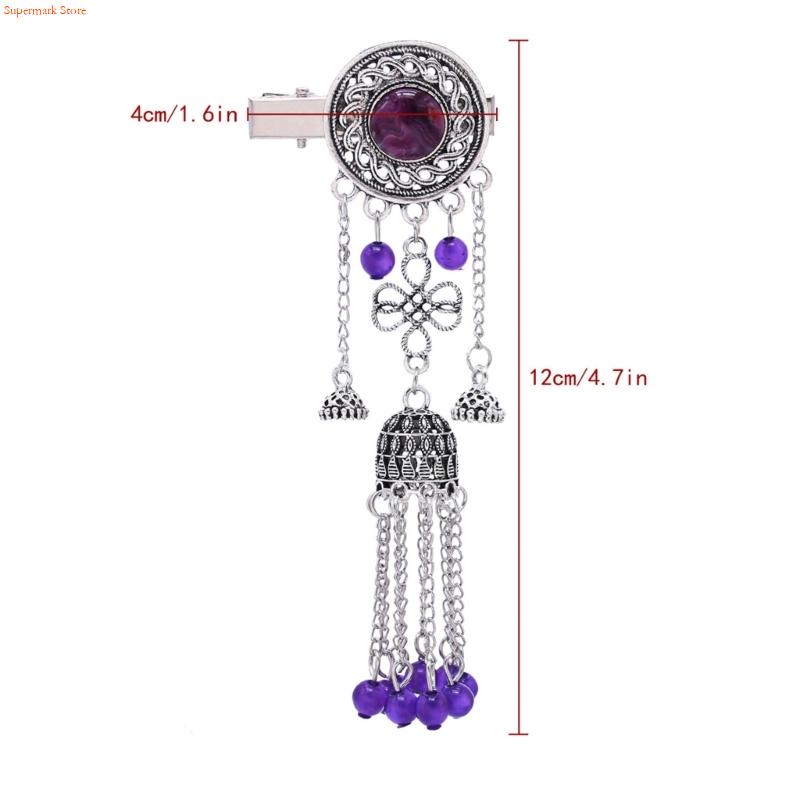 Q5WE Elegant Ethnic Hair Clip  - Ethnic Wear Fashion Designer ulasan dan harga