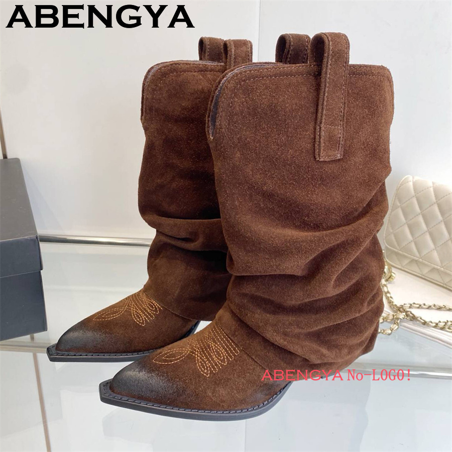 2025 Winter Suede Leather Plea - Ethnic Fashion Week ulasan dan harga